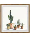 Marmont Hill Cacti Family Framed Painting Print