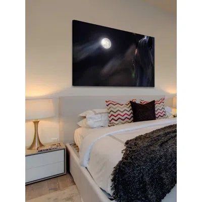 Marmont Hill 'circle Of Life' By Maggie Dee Painting Print On Wrapped Canvas In Black;white