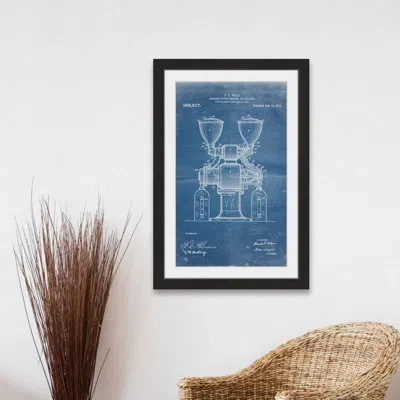 Marmont Hill 'coffee Grinder 1911 Blueprint' By Steve King Framed Painting Print