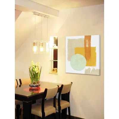 Marmont Hill 'connections' By Irena Orlov Painting Print On Wrapped Canvas In Beige;yellow