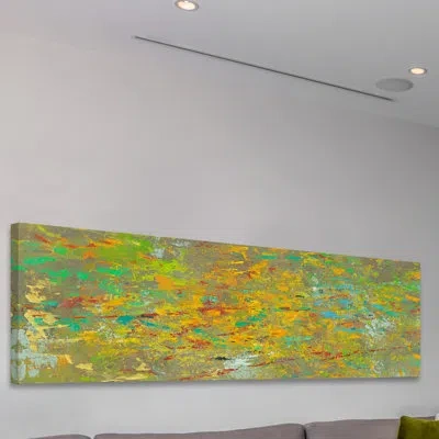 Marmont Hill 'contemplation Ii' By Julie Joy Painting Print On Wrapped Canvas In Green;yellow
