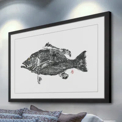 Marmont Hill 'cubera' Framed Painting Print In Black;white