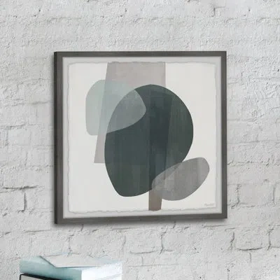 Marmont Hill 'dark Mass' - Picture Frame Painting Print On Paper In Green;gray