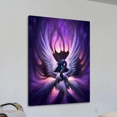 Marmont Hill 'dawn' By Jonas Jödicke Painting Print On Wrapped Canvas In Purple