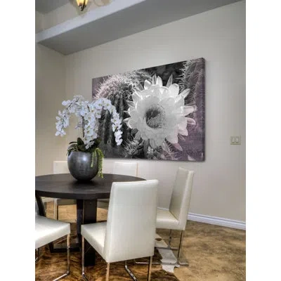 Marmont Hill 'desert Queen' By Leda Robertson Painting Print On Wrapped Canvas In Black;white