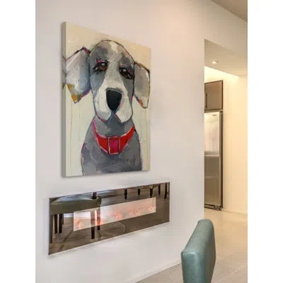 Marmont Hill 'devoted Friend' Framed Painting Print On Wrapped Canvas In Gray;beige