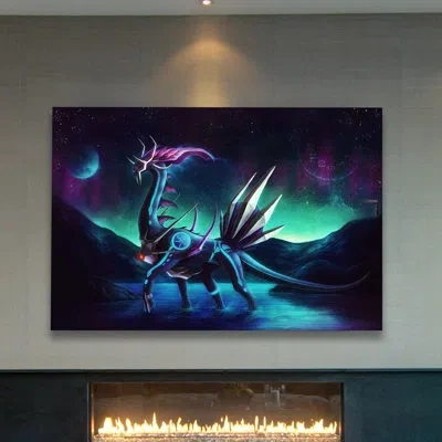 Marmont Hill 'dialga' By Jonas Jödicke Painting Print On Wrapped Canvas In Blue;purple