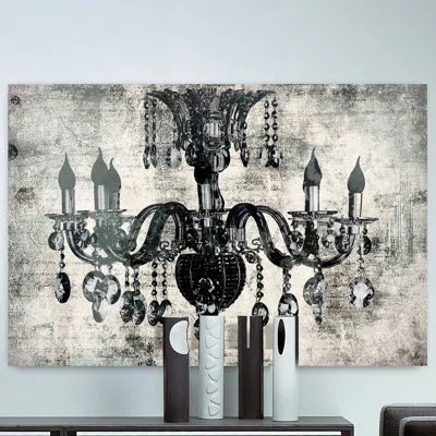 Marmont Hill 'elegant Lighting' Graphic Art Print On Canvas In Wrapped Canvas