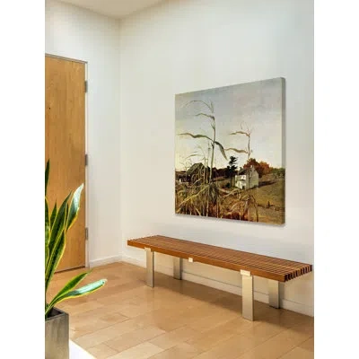 Marmont Hill 'farm Life' Painting Print On Wrapped Canvas In Brown;gray