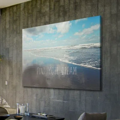 Marmont Hill 'find Your Dream' Print In Wrapped Canvas