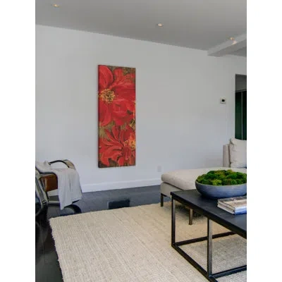 Marmont Hill 'floral Frenzy Red V' By Alan Hopfensperger Painting Print On Wrapped Canvas