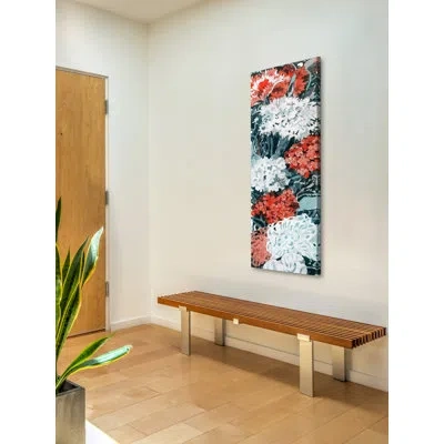 Marmont Hill 'flowers Veg' Painting Print On Wrapped Canvas In Green;red