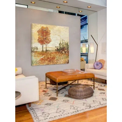 Marmont Hill 'grand Vista Ii' By Alan Hopfensperger Painting Print On Wrapped Canvas In Brown;green;orange