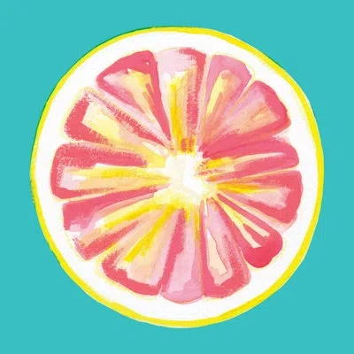 Marmont Hill 'grapefruit' By Molly Rosner Painting Print On Wrapped Canvas In Green;beige