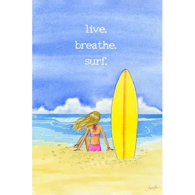 Marmont Hill 'hawaii Girl' Painting On Canvas In Blue
