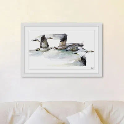Marmont Hill 'heading South' Picture Frame Print On Paper In White Framed