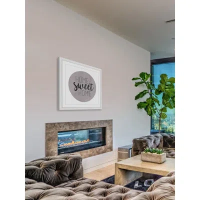Marmont Hill Home Sweet Home By Diana Alcala - Picture Frame Textual Art Print On Paper In Black;gray