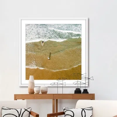Marmont Hill 'in The Tide' - Picture Frame Photographic Print On Paper In White Framed