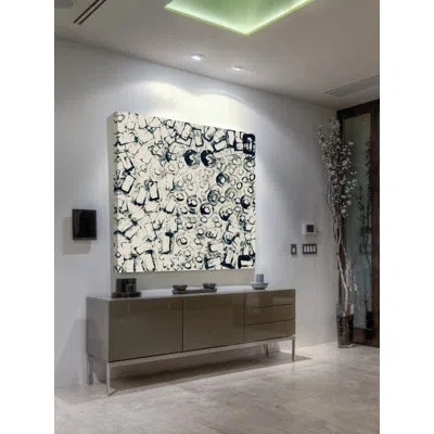 Marmont Hill 'incoherent Projection' Painting Print On Wrapped Canvas In Black