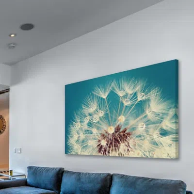 Marmont Hill 'just Dandy' By Sylvia Cook Painting Print On Wrapped Canvas In Blue;white