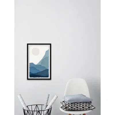 Marmont Hill Khyber Pass By - Picture Frame Painting In Blue;white