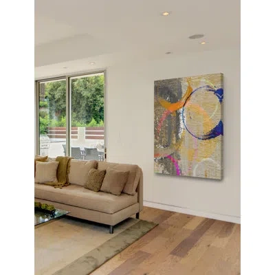 Marmont Hill 'kyoto Ii' By Sia Aryai Painting Print On Wrapped Canvas In Gray;beige
