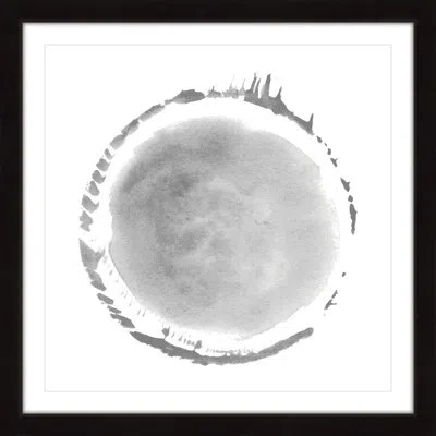 Marmont Hill 'liquid Corona' - Picture Frame Print On Paper In Black Framed