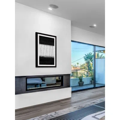 Marmont Hill 'lost In Lines' Framed Painting Print In Black;white