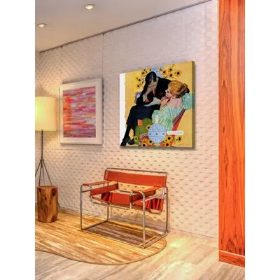 Marmont Hill Love Dies Slowly By Joe De Mers Painting Print On Wrapped Canvas In Blue;black;brown;green;red;yellow