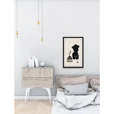 Marmont Hill Love Of Nobody By  - Picture Frame Painting In Black;beige