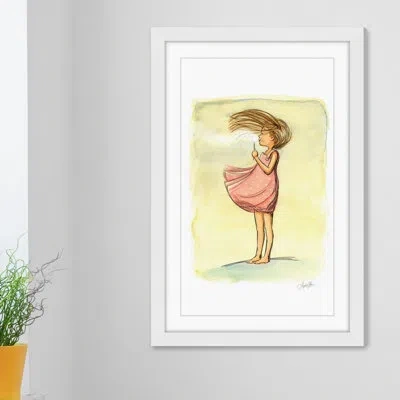 Marmont Hill 'make A Wish' By Phyllis Harris Framed Print In Yellow
