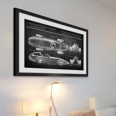 Marmont Hill 'mercedes-benz Racing Car 1939' Framed Painting Print In Black;white