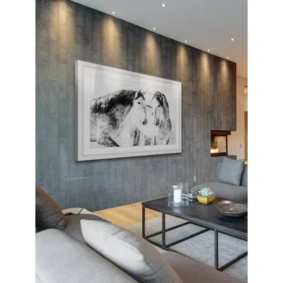 Marmont Hill 'mirror Image' Framed Photographic Print On Paper In Black;white