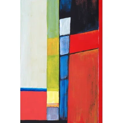 Marmont Hill 'modern Self' Painting Print On Wrapped Canvas In Red