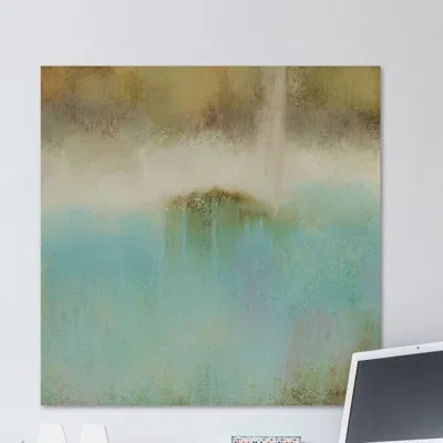 Marmont Hill 'moods' By Rick Novak Painting Print On Wrapped Canvas In Green;gray