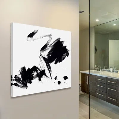 Marmont Hill 'motion' By Irena Orlov Painting Print On Wrapped Canvas In Black