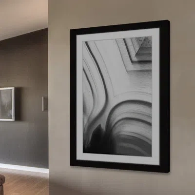 Marmont Hill 'nubian Sand' - Picture Frame Print On Paper In Black Framed