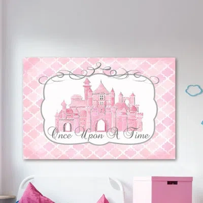 Marmont Hill "once Upon A Time" By Reesa Qualia Painting Print On Wrapped Canvas In Pink