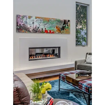Marmont Hill Oriole 2009 By Tracy Silva Barbosa - Wrapped Canvas Panoramic Print In Green;orange