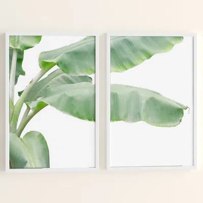 Marmont Hill Palacios Diptych By  - 2 Piece Picture  Frame Photograph Print Set On Paper In White Framed