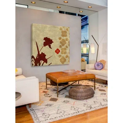 Marmont Hill 'panel 10' By Louise Montillio Painting Print On Wrapped Canvas In Brown;red;orange