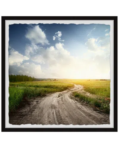 Marmont Hill Path Less Taken Framed Print Wall Art In Multicolor