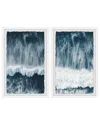 Marmont Hill Raging Waves Diptych Wall Art In Multicolor