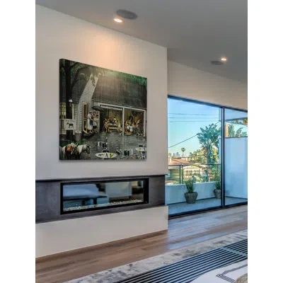 Marmont Hill Rain Out Birthday Party By Stevan Dohanos Painting Print On Wrapped Canvas In Blue;green;gray;yellow
