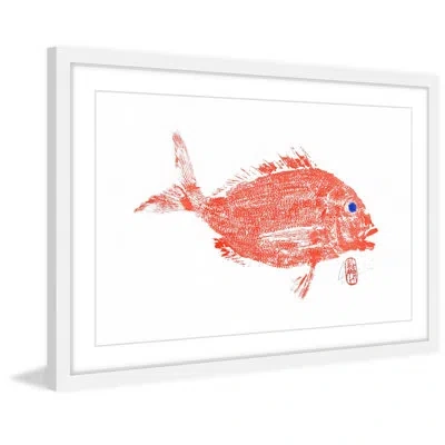 Marmont Hill 'red Snapper' Framed Painting Print