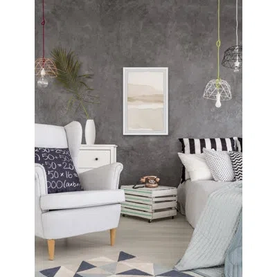 Marmont Hill Rising River By  - Picture Frame Painting In Brown;gray;beige
