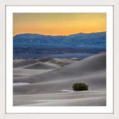 Marmont Hill 'rolling Sand Hills Square' - Framed Painting Print In White Framed