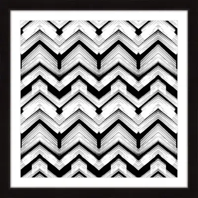 Marmont Hill 'rooftops' - Picture Frame Graphic Art Print On Paper In Black Framed