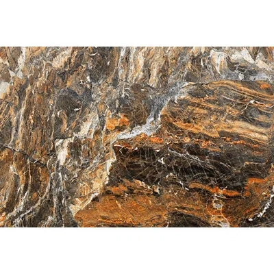 Marmont Hill 'rust Rock' Painting Print On Wrapped Canvas In Brown;gray