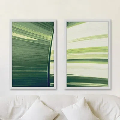 Marmont Hill 'santa Monica Diptych' - Picture Frame Graphic Art Print On Paper In White Framed